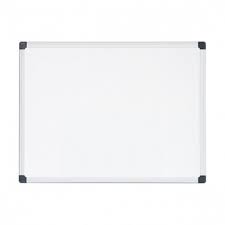 TABLEAU BLANC 90X120 SAMBARA 4334 BLANC/QUADRILLÉ