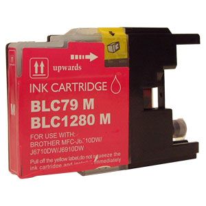 CARTOUCHE IMPRIMANTE BROTHER J6510 LC1280 CORALJET ROUGE