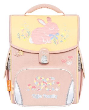SAC A DOS ERGONOMIQUE JOLLY PRO BOWS AND BUNNY (SEQUINS) "TIGER FAMILY" REF: IE12-F2_02