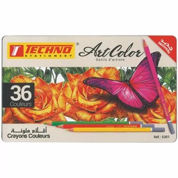 [CRCO36PCTE5301] - CRAYONS DE COULEUR 72PCS METAL TECHNO 5302 (copie)